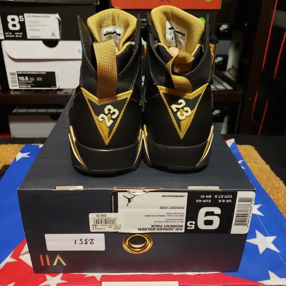 jordan 7 golden moments pack